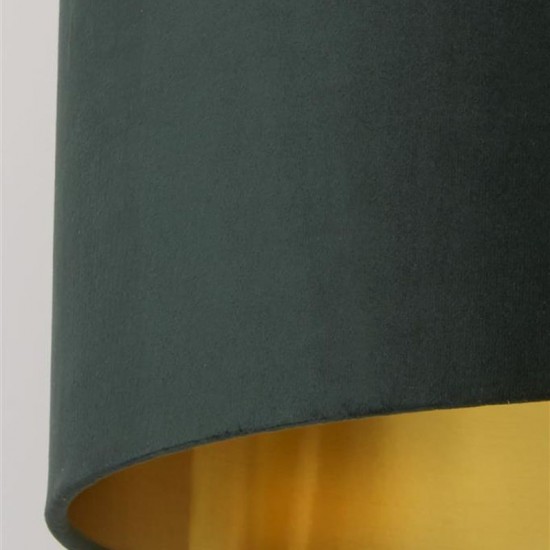 71970-006 - Shade Only - Green Velvet Shade with Gold Inner Ø 40 cm