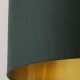 71970-006 - Shade Only - Green Velvet Shade with Gold Inner Ø 40 cm