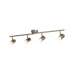 21048-006 LED Antique Brass 4 Light Bar Spotlights 21048-006 LED Antique Brass 4 Light Bar Spotlights