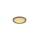 75439-006 Black LED Flush with Gold Acrylic Diffuser Ø 30 cm