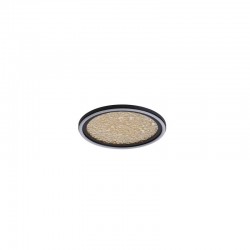 75439-006 Black LED Flush with Gold Acrylic Diffuser Ø 30 cm