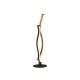 71949-006 Black LED Table Lamp with Wood Effect