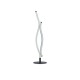 71949-006 Black LED Table Lamp with Wood Effect