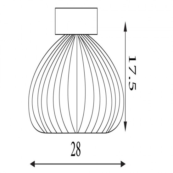 79101-006 Gold Flush with Amber Glass
