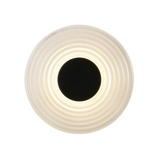 79103-006 Black LED Wall Lamp with Clear Glass