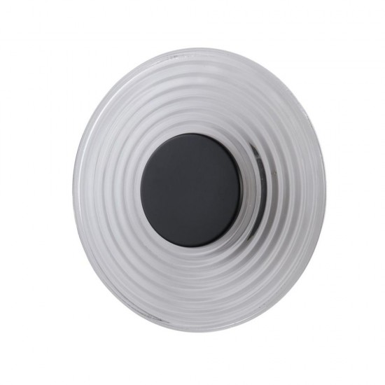 79103-006 Black LED Wall Lamp with Clear Glass