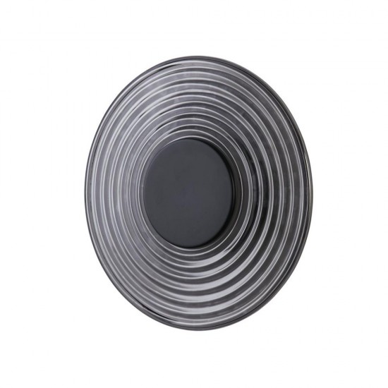 79105-006 Black LED Wall Lamp with Smoked Mirrored Glass