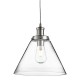 32928-006 Chrome Pendant with Clear Glass