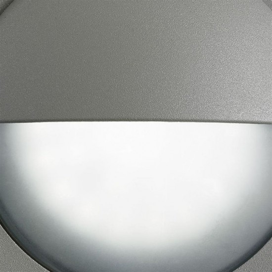 32796-006 Grey & White Eyelid LED Bulkhead 32796-006 Grey & White Eyelid LED Bulkhead