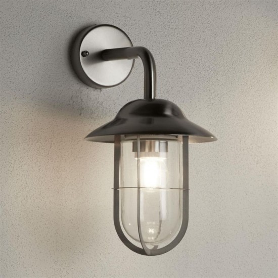 32932-006 Outdoor Satin Silver Wall Lamp