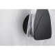 79107-006 Matt Black LED Wall lamp with Cloudy Glass Diffuser