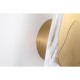79108-006 Brass LED Wall lamp with Cloudy Glass Diffuser
