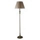 33014-006 Mink Shade & Antique Brass Floor Lamp 33014-006 Mink Shade & Antique Brass Floor Lamp