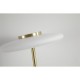 79109-006 Gold LED Table Lamp with White Glass Shade