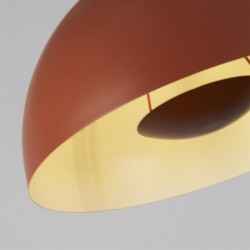 75525-006 Burnt Orange Pendant Ø 25 cm