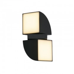 75487-006 Black LED Rotatable Wall Lamp