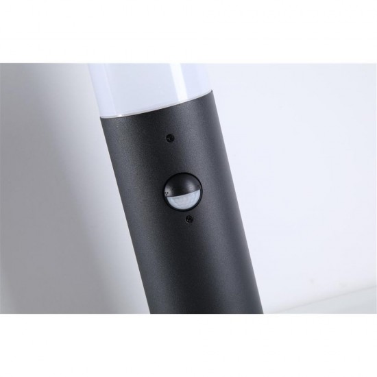 79129-006 Black PIR Bollard with White Diffuser