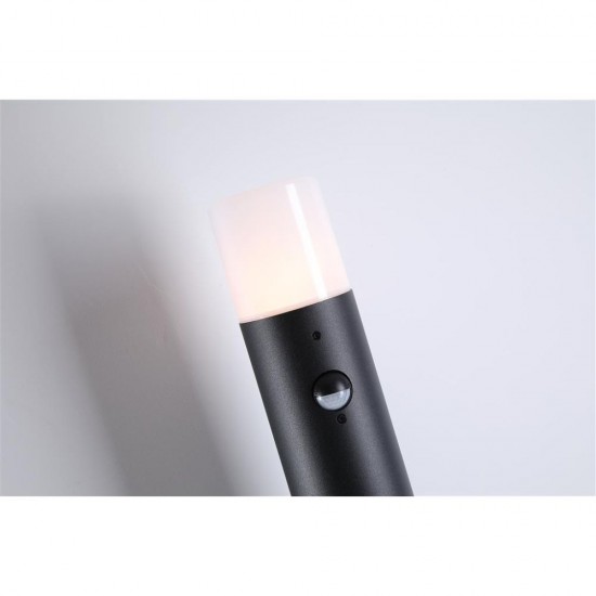 79130-006 Black PIR Bollard with White Diffuser