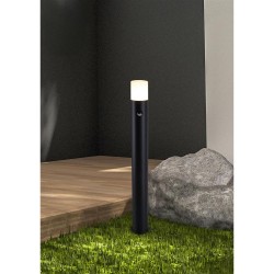 79130-006 Black PIR Bollard with White Diffuser