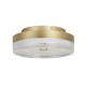 75520-006 Gold LED Flush with Clear & White Acrylic
