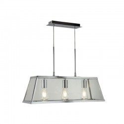 21101-006 Polished Chrome 3 Light over Island Fitting 21101-006 Polished Chrome 3 Light over Island Fitting