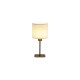 79172-006 Latte Table Lamp with White Plush Shade