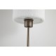 79172-006 Latte Table Lamp with White Plush Shade