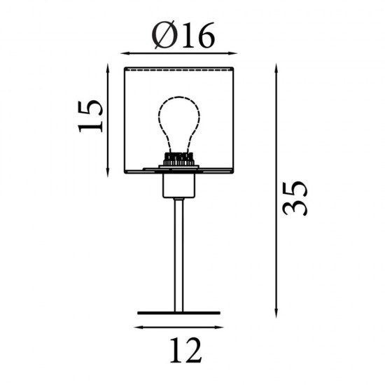 79172-006 Latte Table Lamp with White Plush Shade
