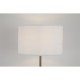 79173-006 Latte Floor Lamp with White Plush Shade