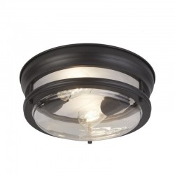 71988-006 Bathroom Black Flush with Clear Glass 71988-006 Bathroom Black Flush with Clear Glass