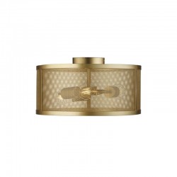 55004-006 Matt Gold Mesh 3 Light Ceiling Fitting 55004-006 Matt Gold Mesh 3 Light Ceiling Fitting