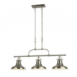 55029-006 Satin Silver 3 Light over Island Fitting