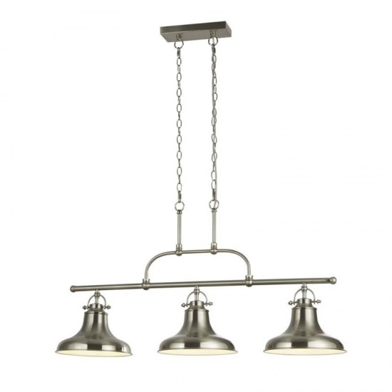 55029-006 Satin Silver 3 Light over Island Fitting