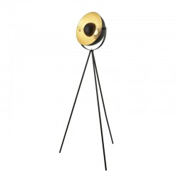 55196-006 Black & Gold Tripod Floor Lamp