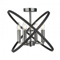 55231-006 Pewter 4 Light Ceiling Lamp