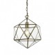 55254-006 Antique Brass Lantern Pendant