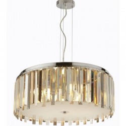55280-006 Chrome 5 Light Pendant with Crystal 55280-006 Chrome 5 Light Pendant with Crystal