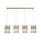 78936-006 Gold 4 Light over Island Fitting with Champagne Rods