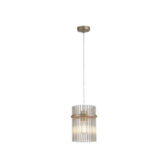78930-006 Gold Pendant with Champagne Rods