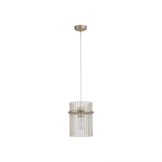78930-006 Gold Pendant with Champagne Rods