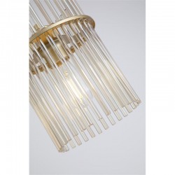 78930-006 Gold Pendant with Champagne Rods