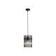 78931-006 Matt Black Pendant with Smoked Rods