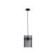 78931-006 Matt Black Pendant with Smoked Rods