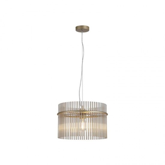 78932-006 Gold Pendant with Champagne Rods Ø 40 cm