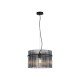 78933-006 Matt Black Pendant with Smoked Rods Ø 40 cm