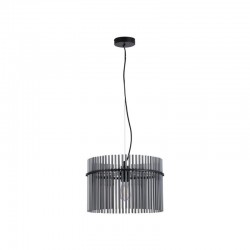 78933-006 Matt Black Pendant with Smoked Rods Ø 40 cm