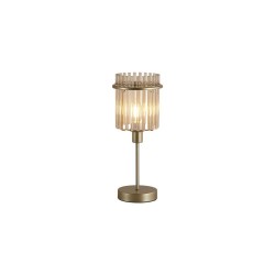 79188-006 Matt Gold Table Lamp with Champagne Rods