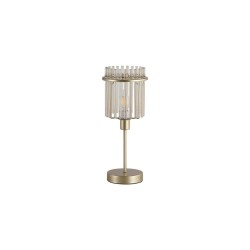 79188-006 Matt Gold Table Lamp with Champagne Rods