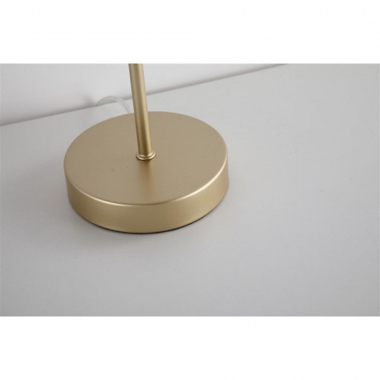 79188-006 Matt Gold Table Lamp with Champagne Rods