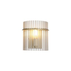 79193-006 Matt Gold Wall Lamp with Champagne Rods